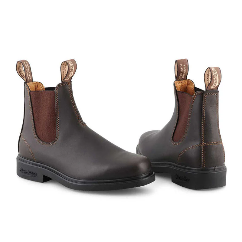 BLUNDSTONE 067 Leather Boots in Stout Brown - Image 3