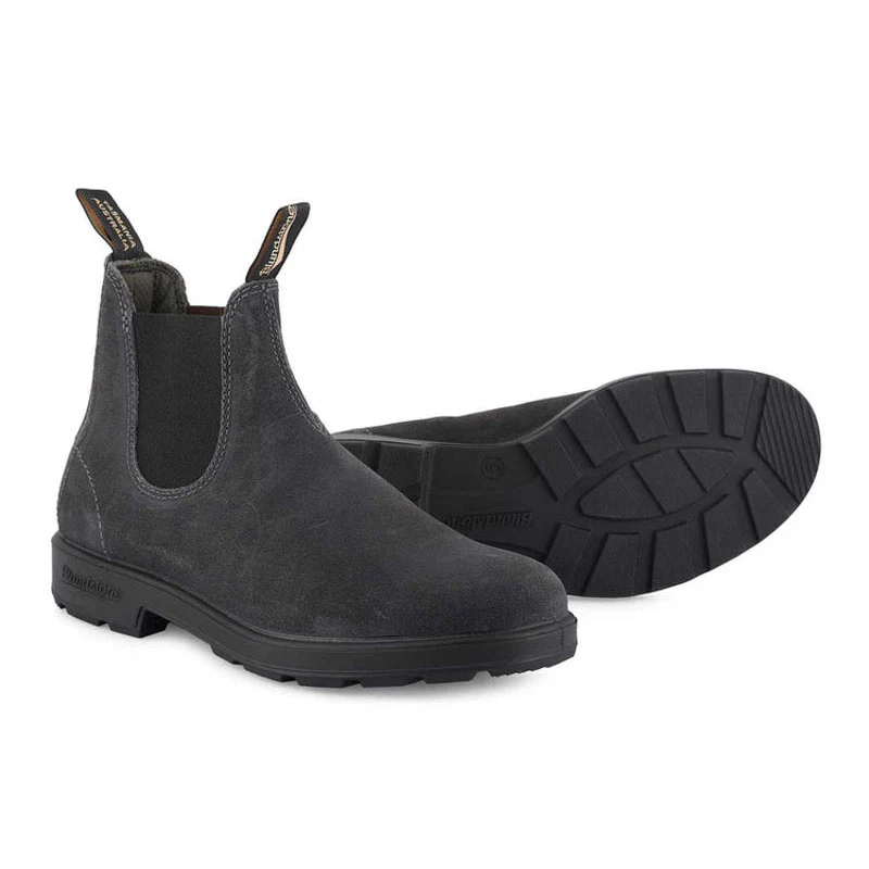 BLUNDSTONE 1910 Wax Suede Boots in Steel Grey - Image 2