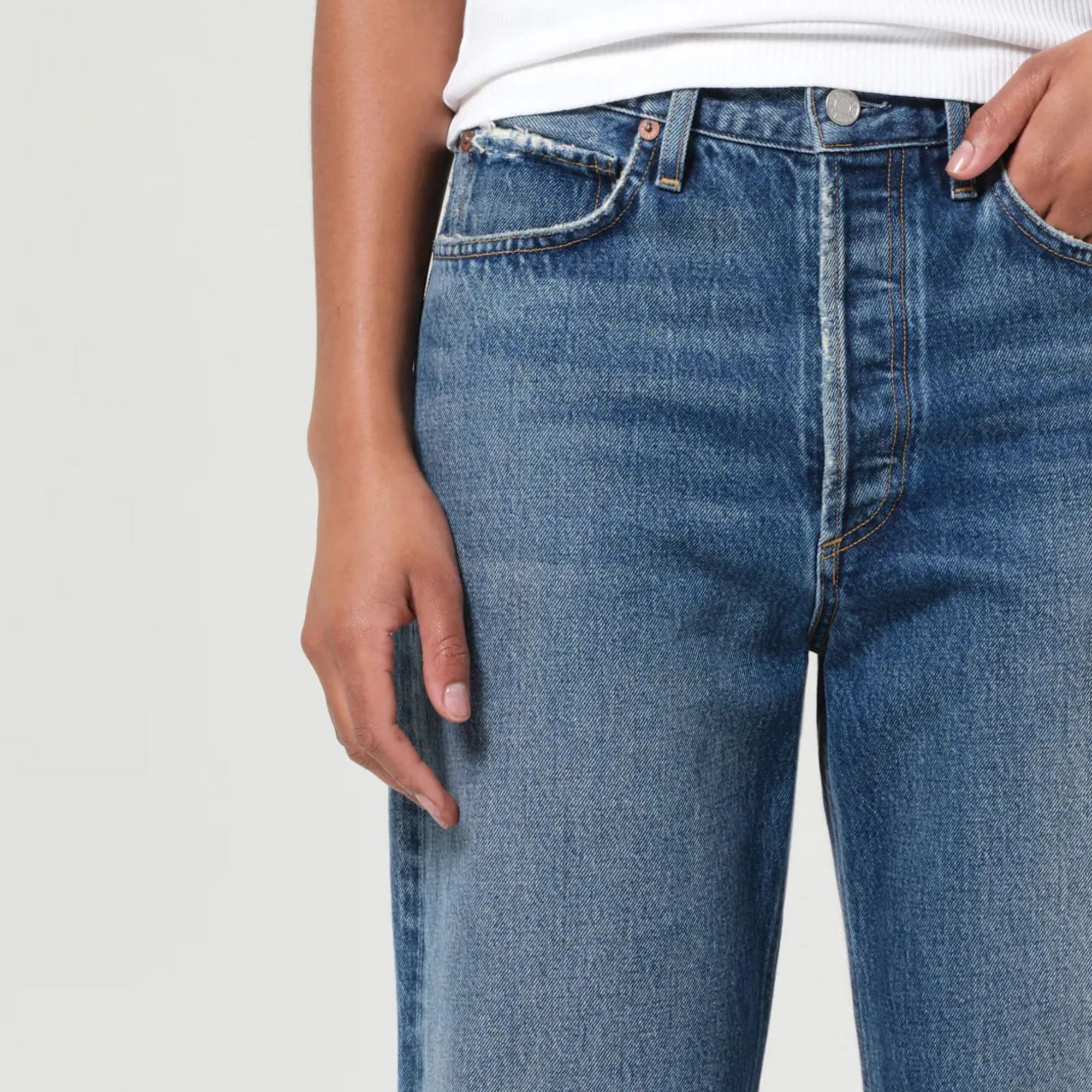 AGOLDE 90's Jeans in Bounty - Image 5
