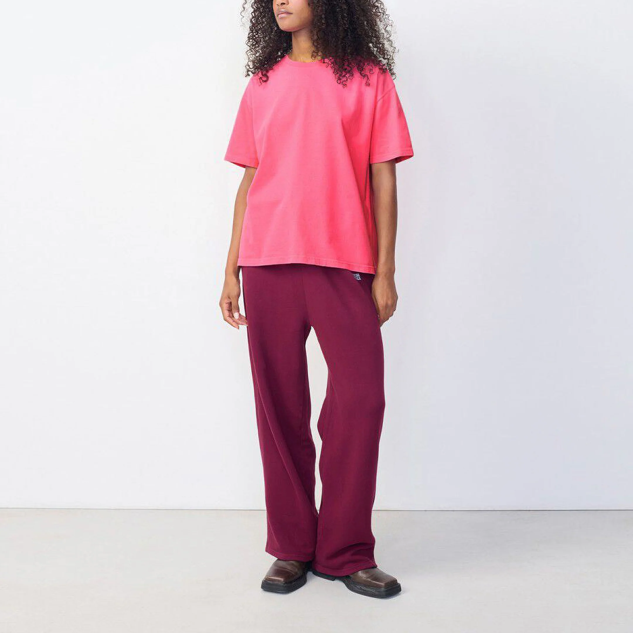 AMERICAN VINTAGE Fizvalley TShirt in Rose/Fluro - Image 7
