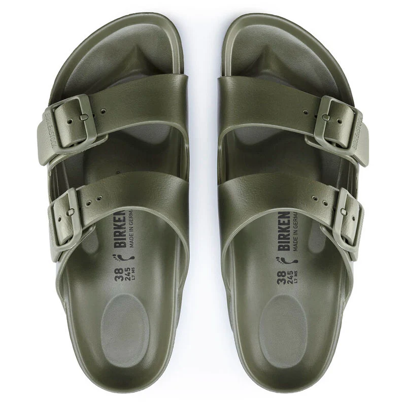 BIRKENSTOCK Mens Arizona EVA Sandals in Khaki - Image 4