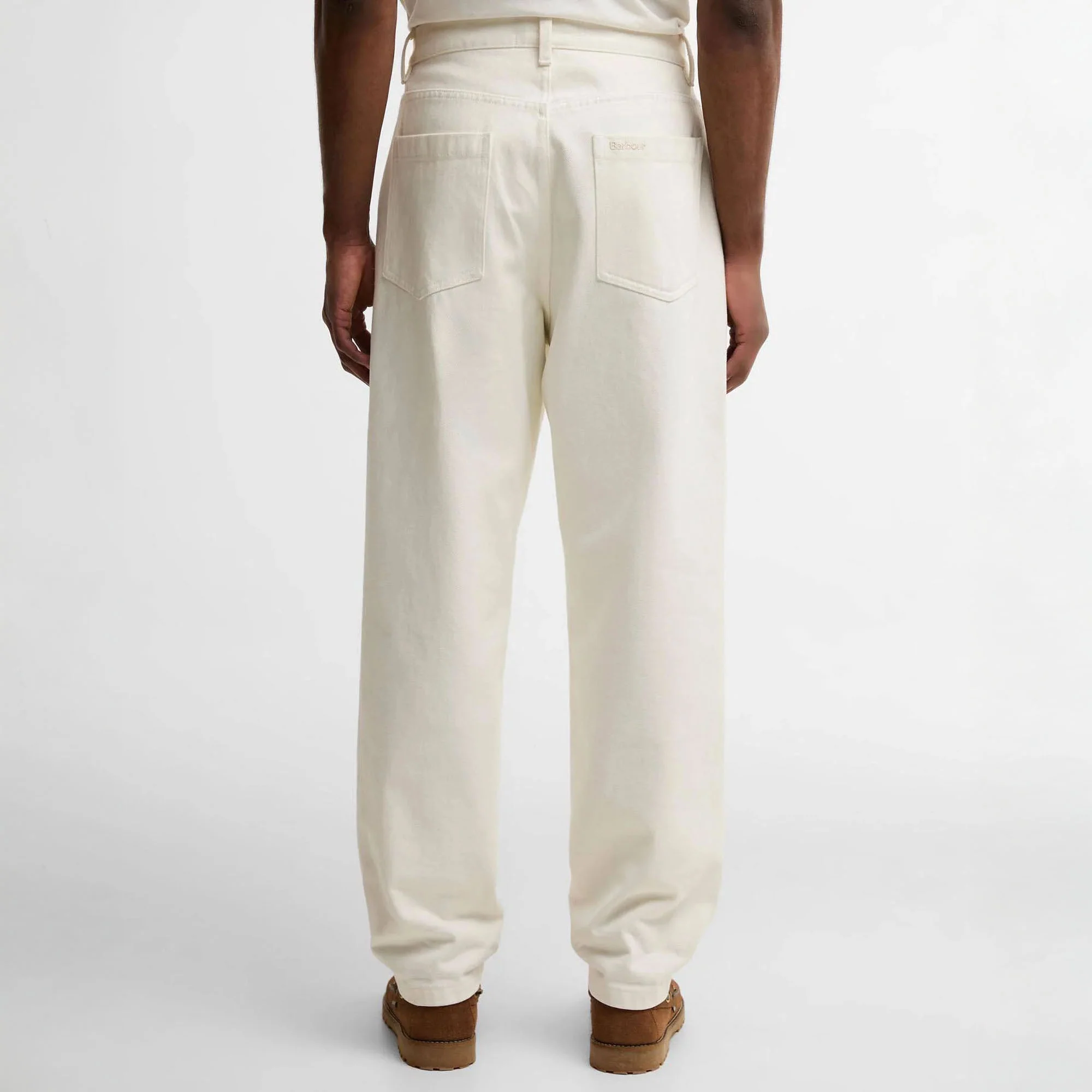 BARBOUR Neutral Denim Jeans in Neutral - Image 3