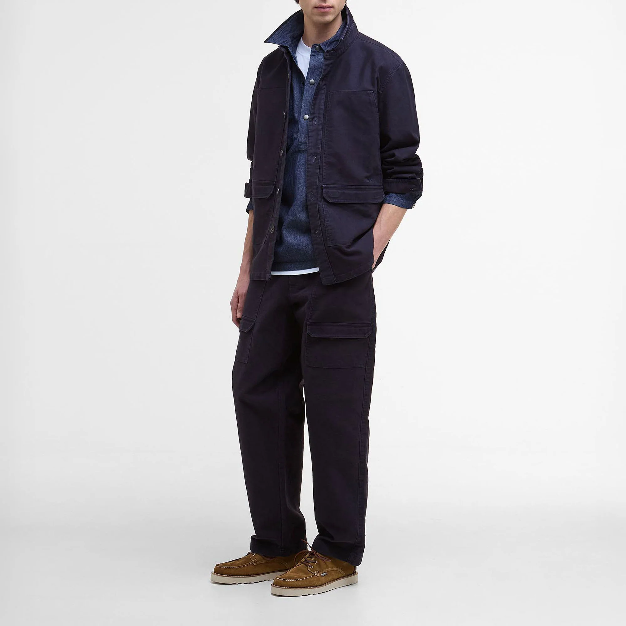 BARBOUR Newbirch Overshirt in Navy - Image 2
