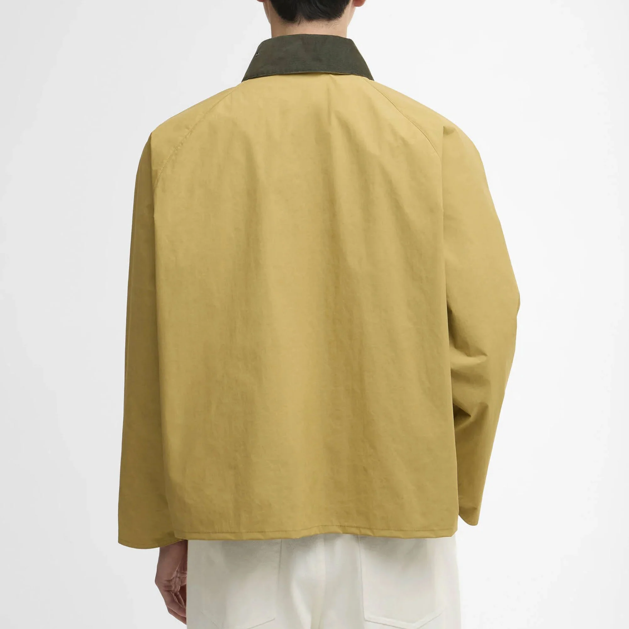 BARBOUR Ripstop Transport Showerproof Jacket in Golden Green - Image 4