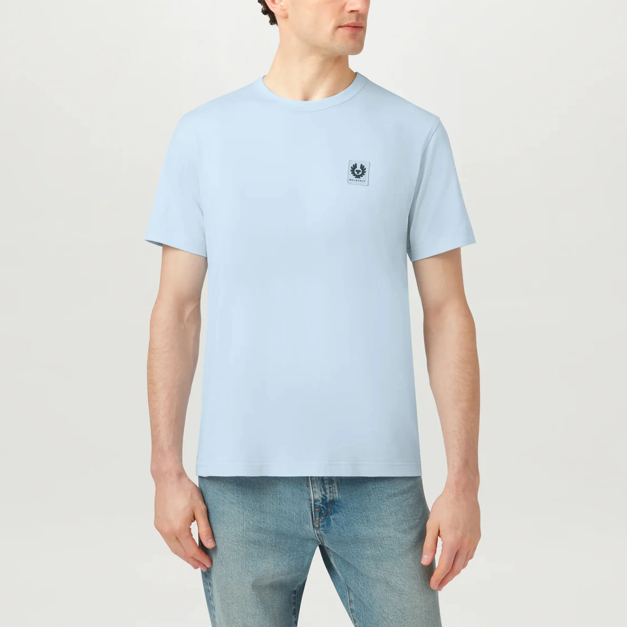 BELSTAFF Belstaff T Shirt in Sky Blue - Image 2