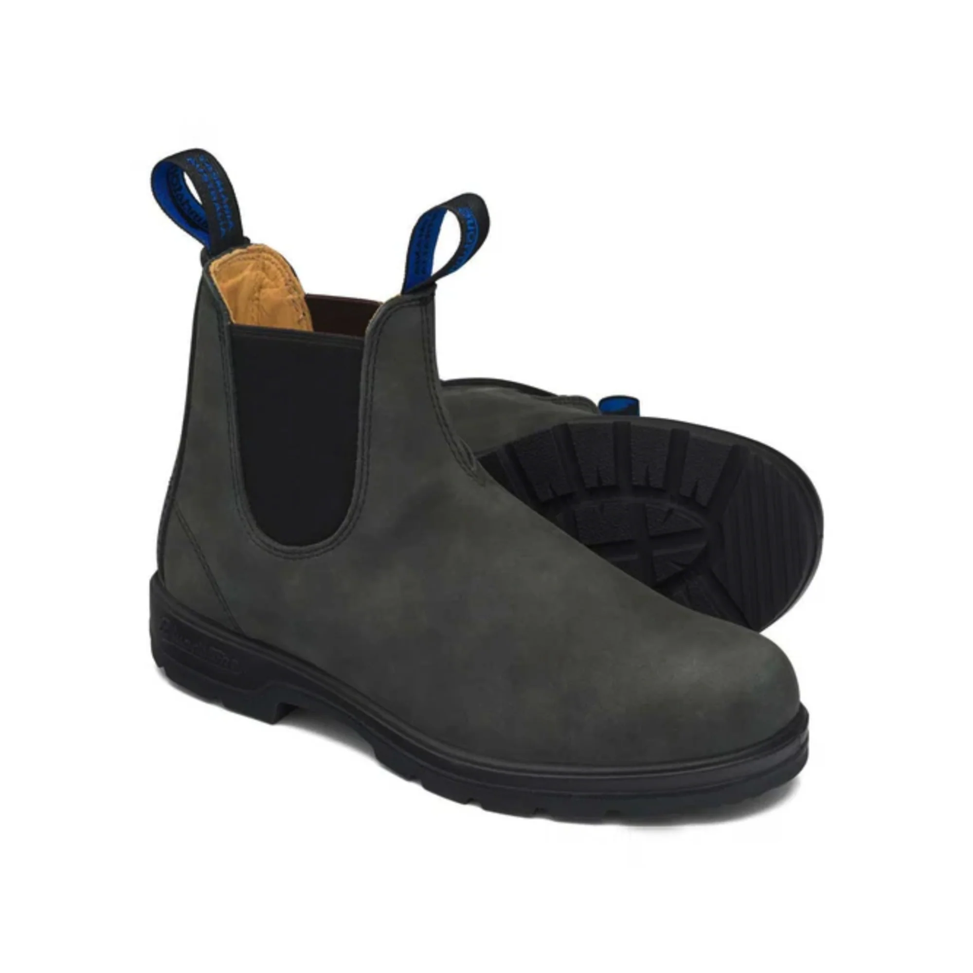 BLUNDSTONE 1478 Leather Boots in Rustic Black - Image 2