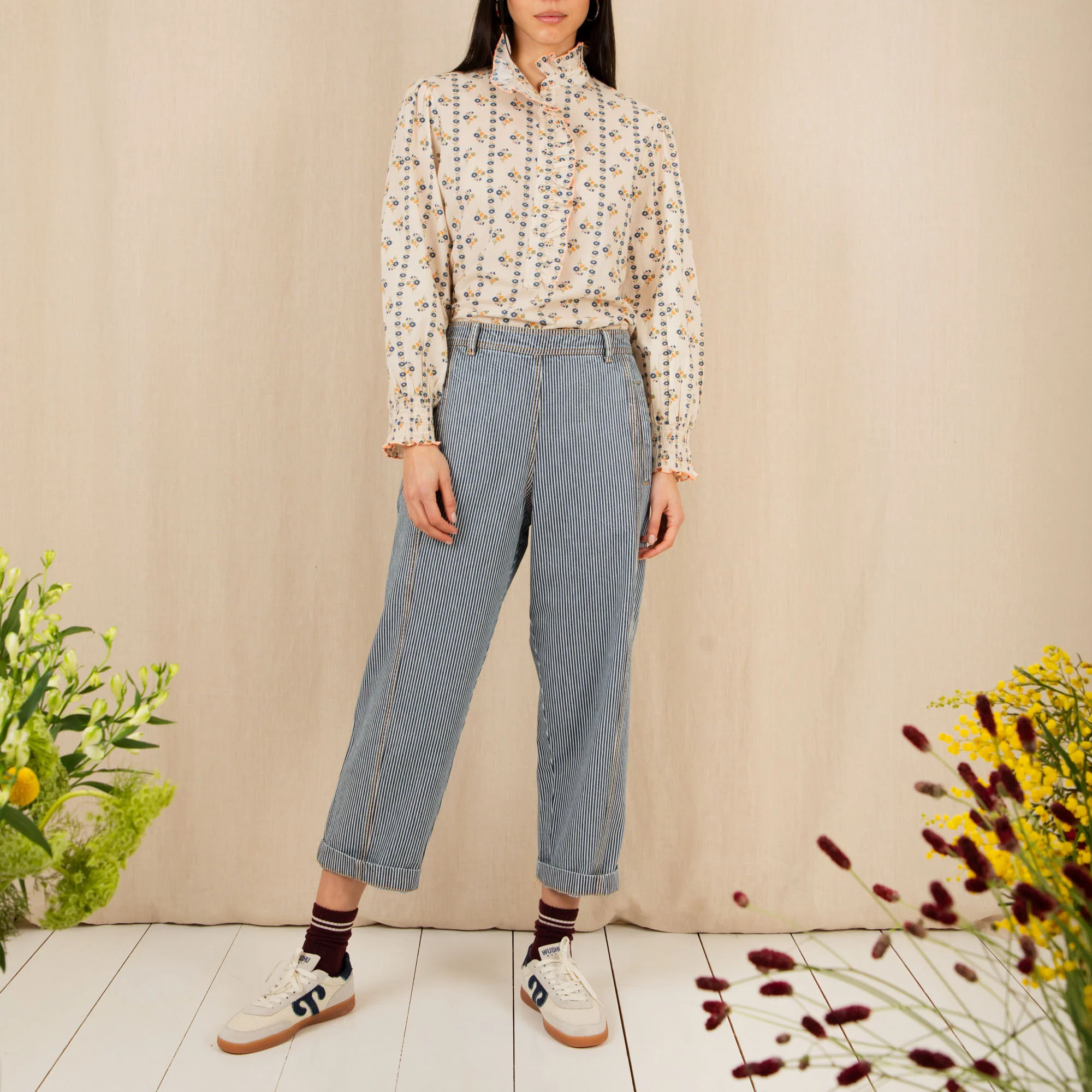 BONTE Aida Shirt in Ecru/Multi - Image 4