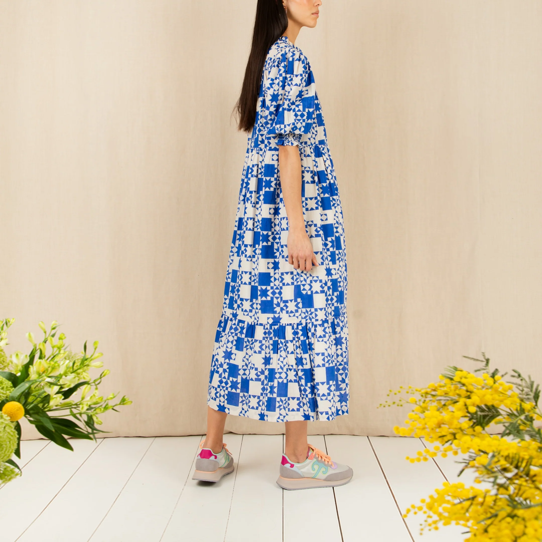 BONTE Loane Dress in Delft - Image 2