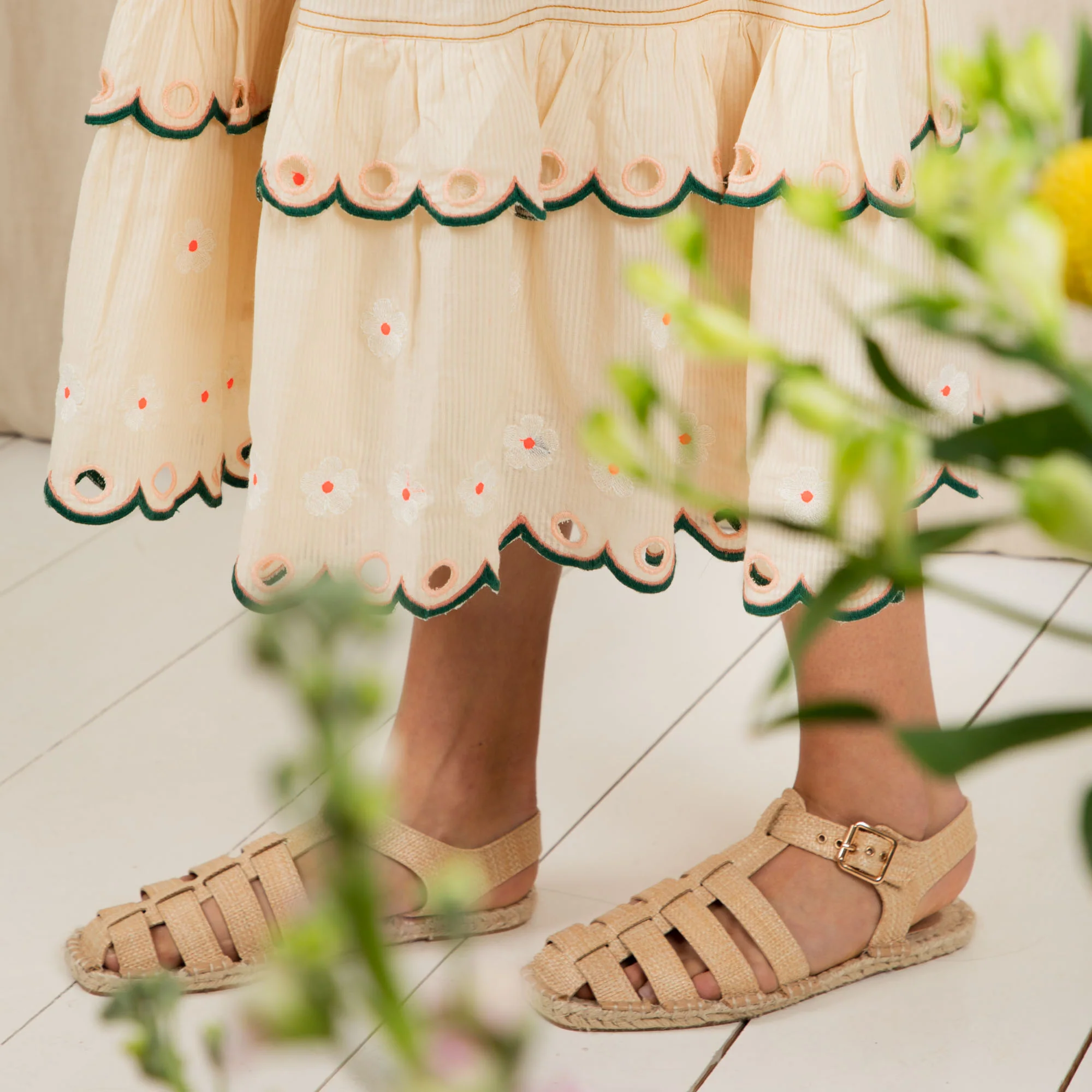 BONTE Winona Dress in Ecru/Multi - Image 3