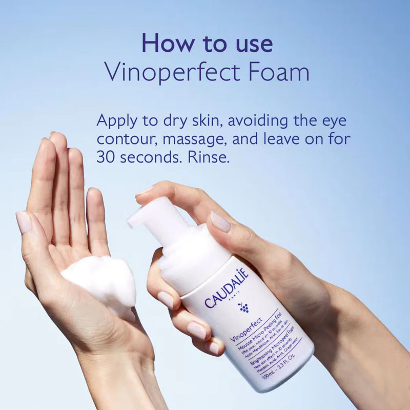 CAUDALIE Vinoperfect Micropeel Foam 50ml - Image 8