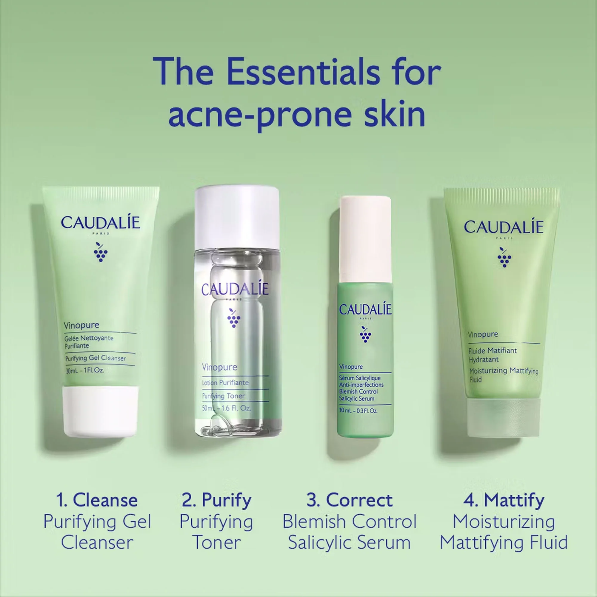 CAUDALIE Vinopure 10 Day Starter Kit - Image 3
