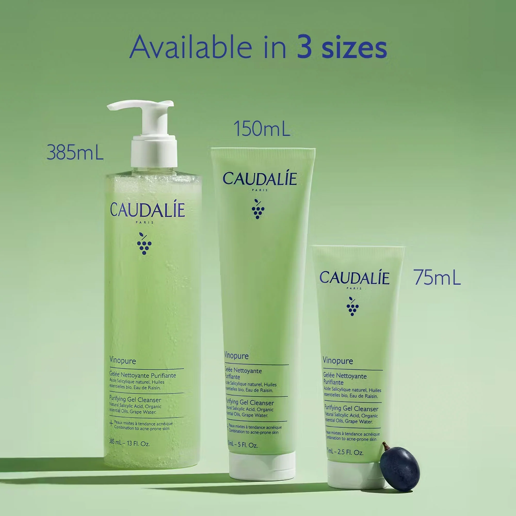 CAUDALIE Vinopure Purifying Gel Cleanser 150ml - Image 7