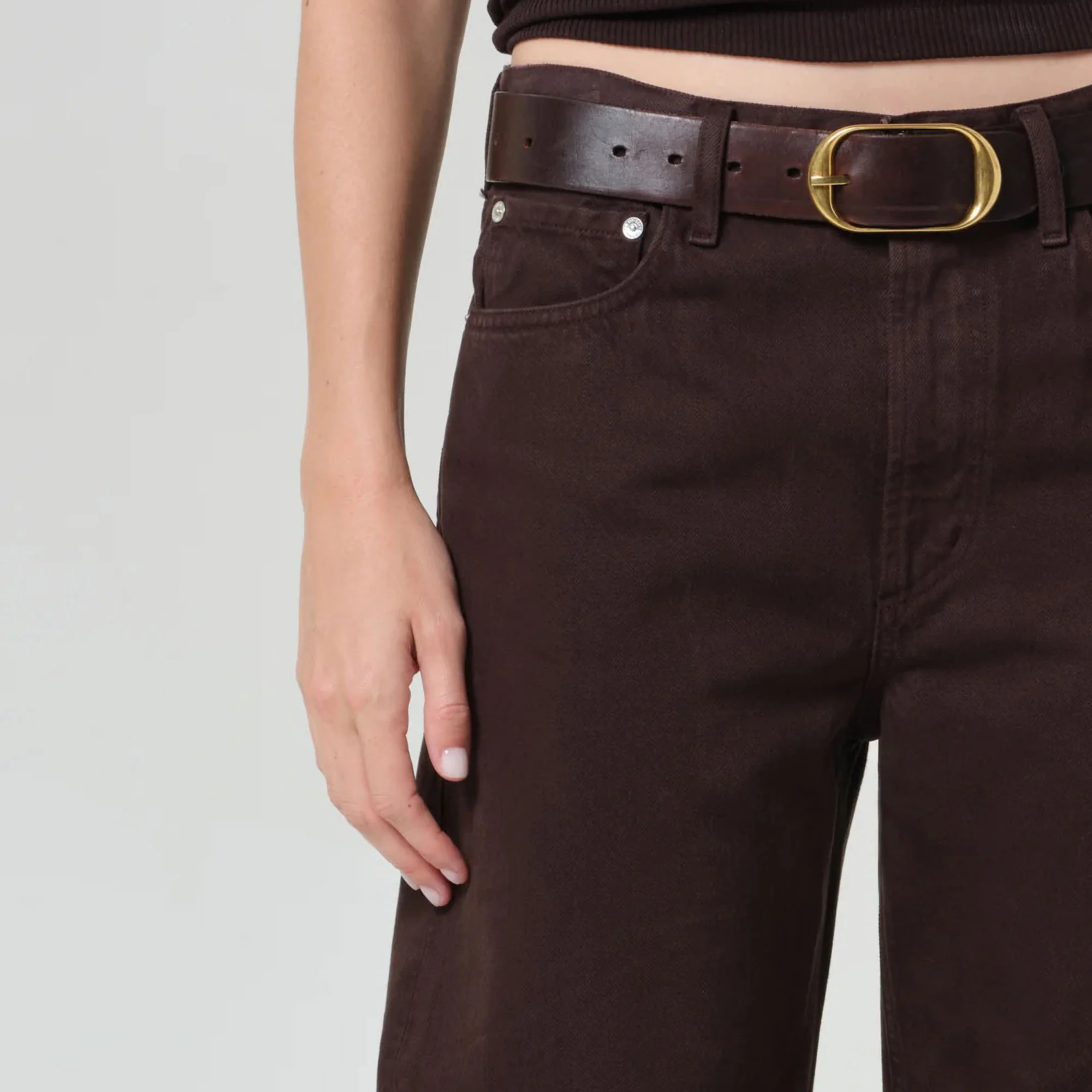 CITIZENS OF HUMANITY Miro Barrel Jeans in Carob - Image 3