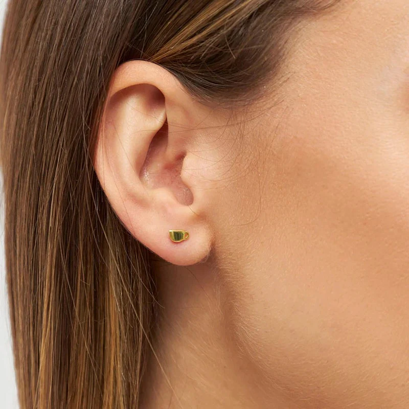 LULU COPENHAGEN Date Earring in Gold - Image 3
