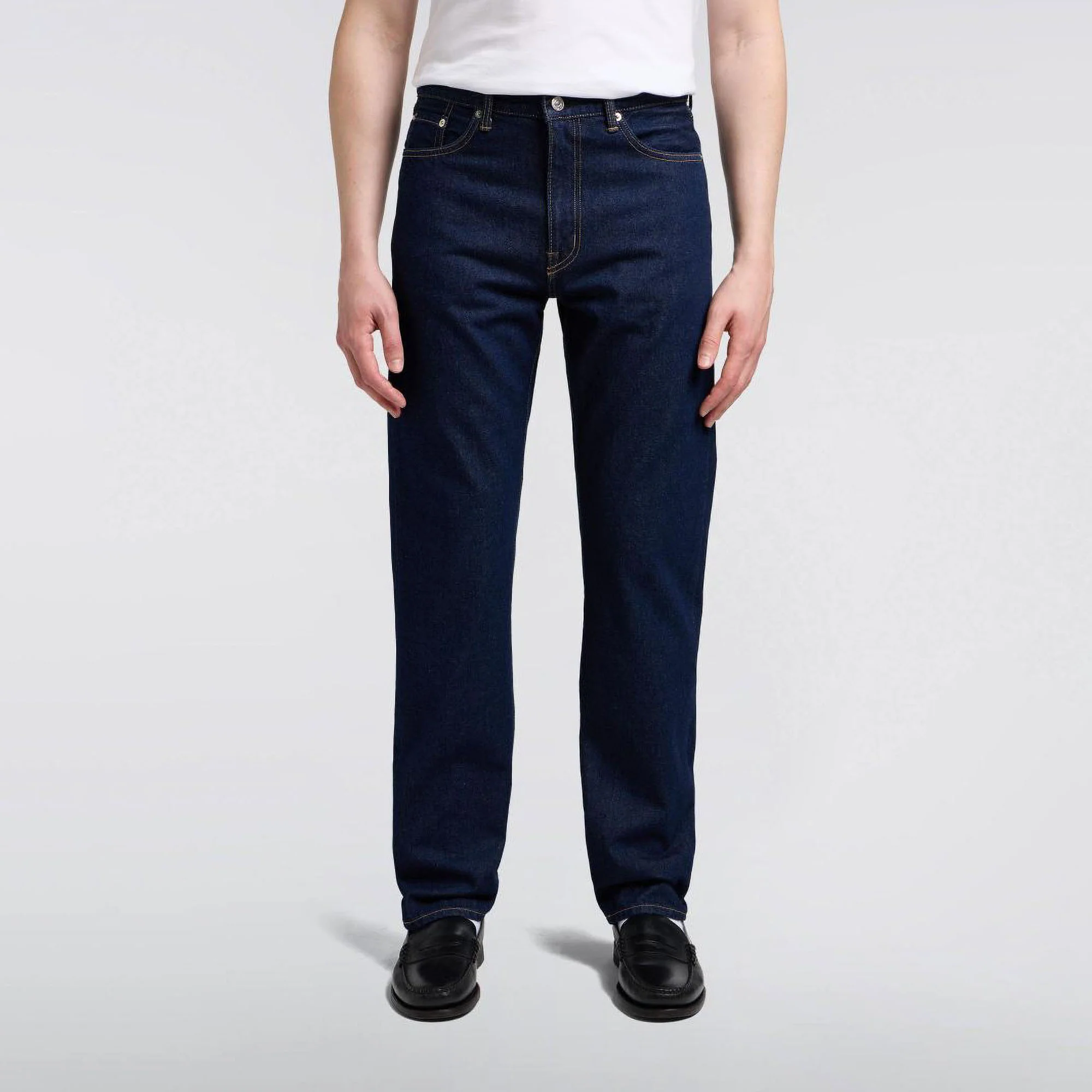 EDWIN Regular Straight Jeans in Blue Rinsed - Image 2