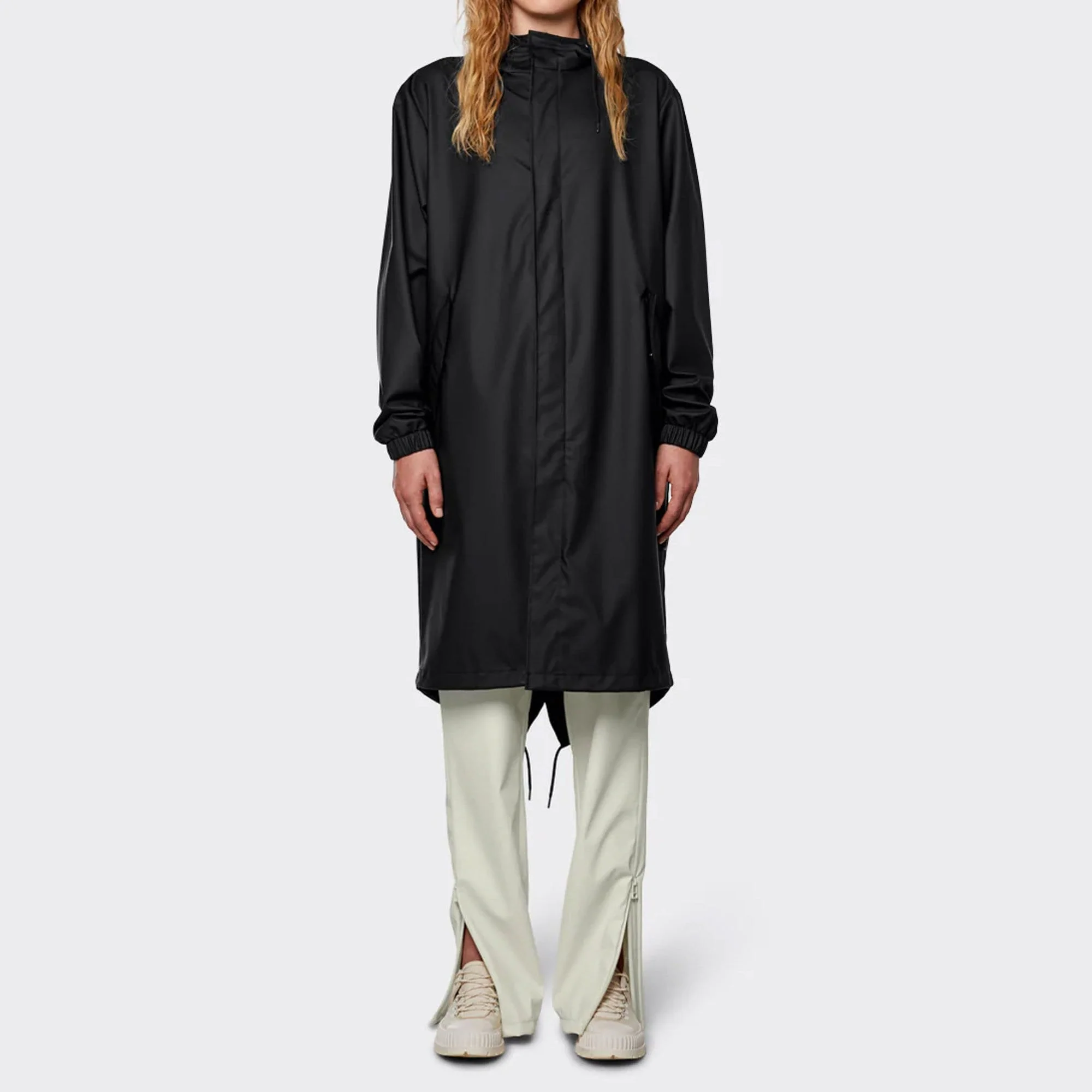 RAINS Fishtail Parka in Black - Image 2