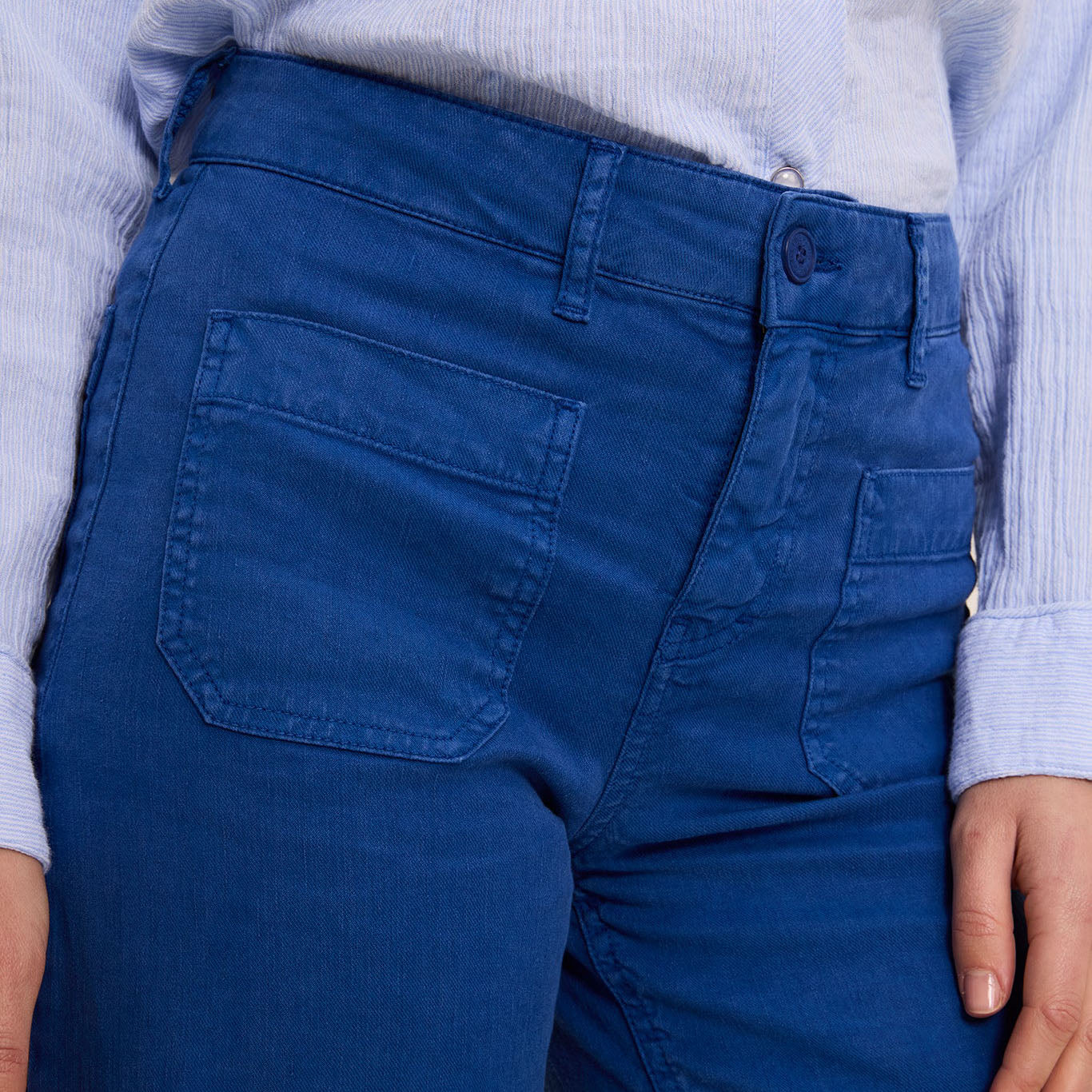 FIVE S Lucia Trousers in Wave - Image 7