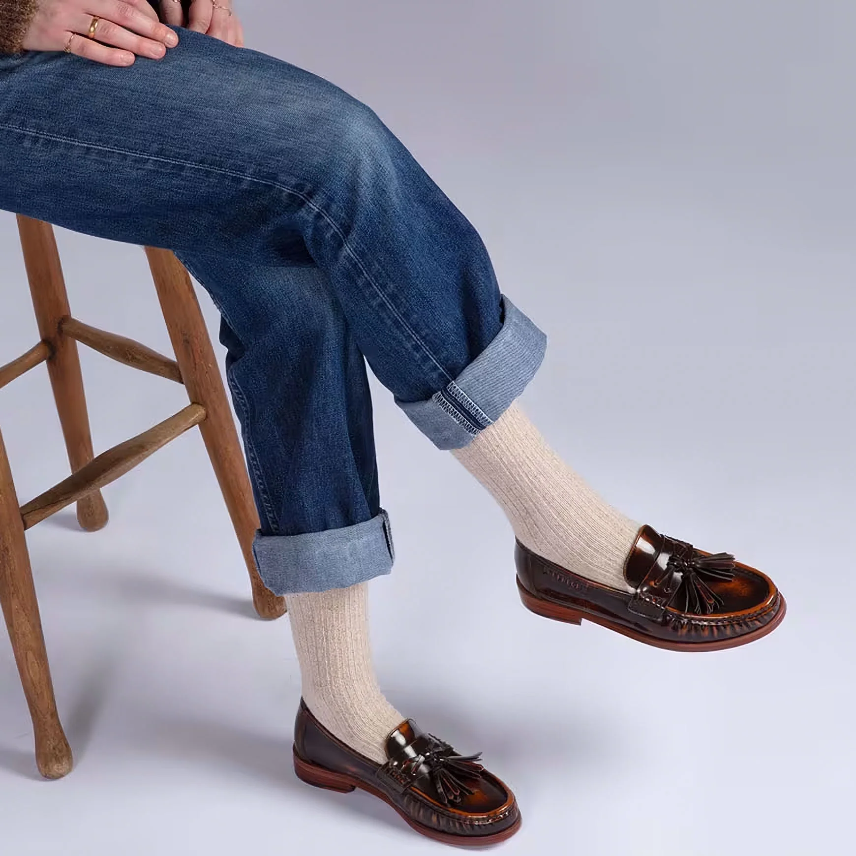 GRENSON Mari Moccasins in Tan - Image 4