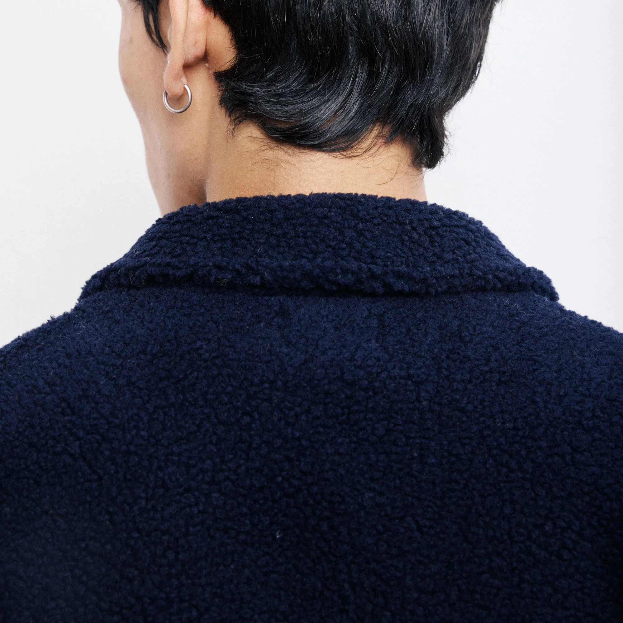 HARTFORD Utility Jacket in Navy - Image 4