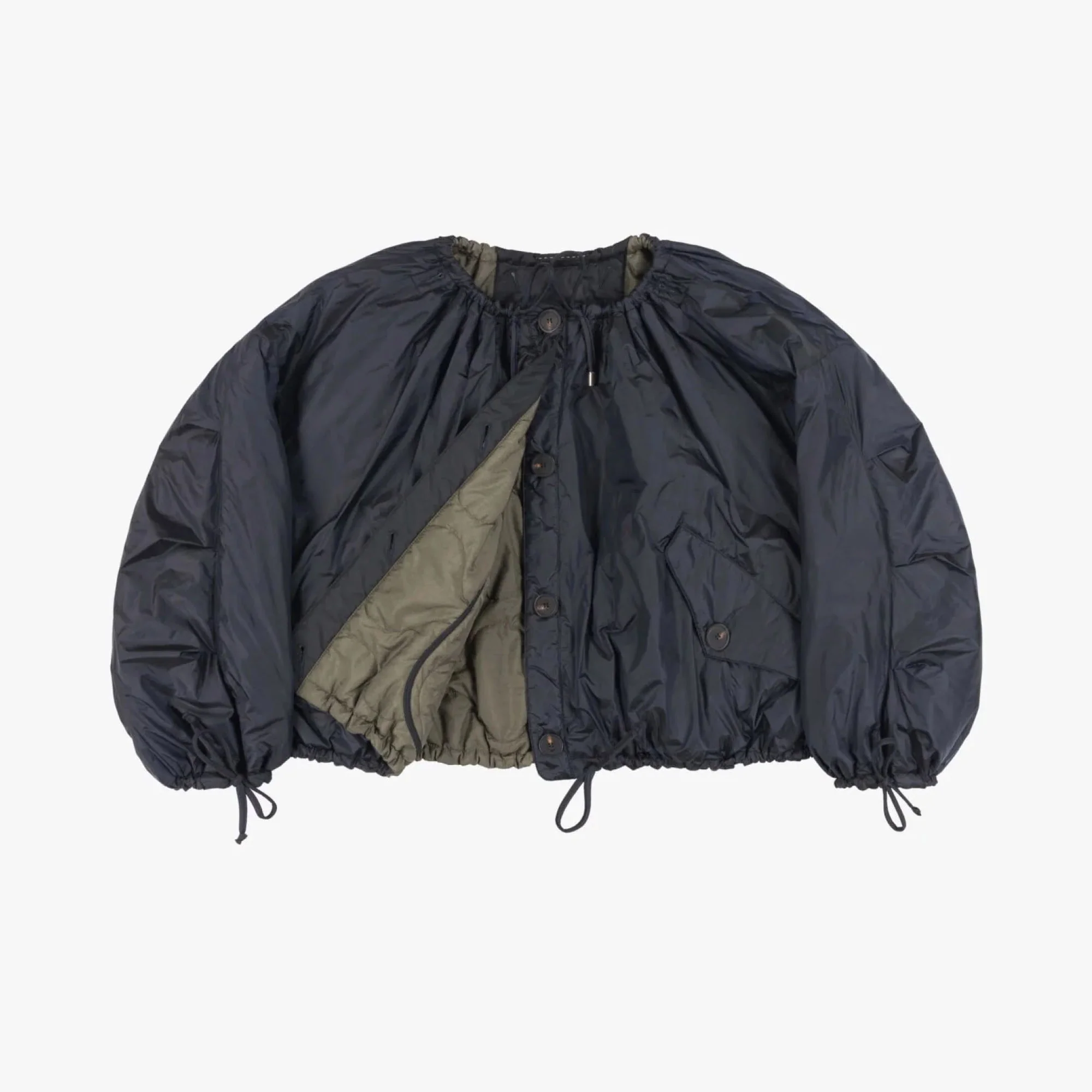 MARFA STANCE Parachute Bomber in Midnight/Olive - Image 6