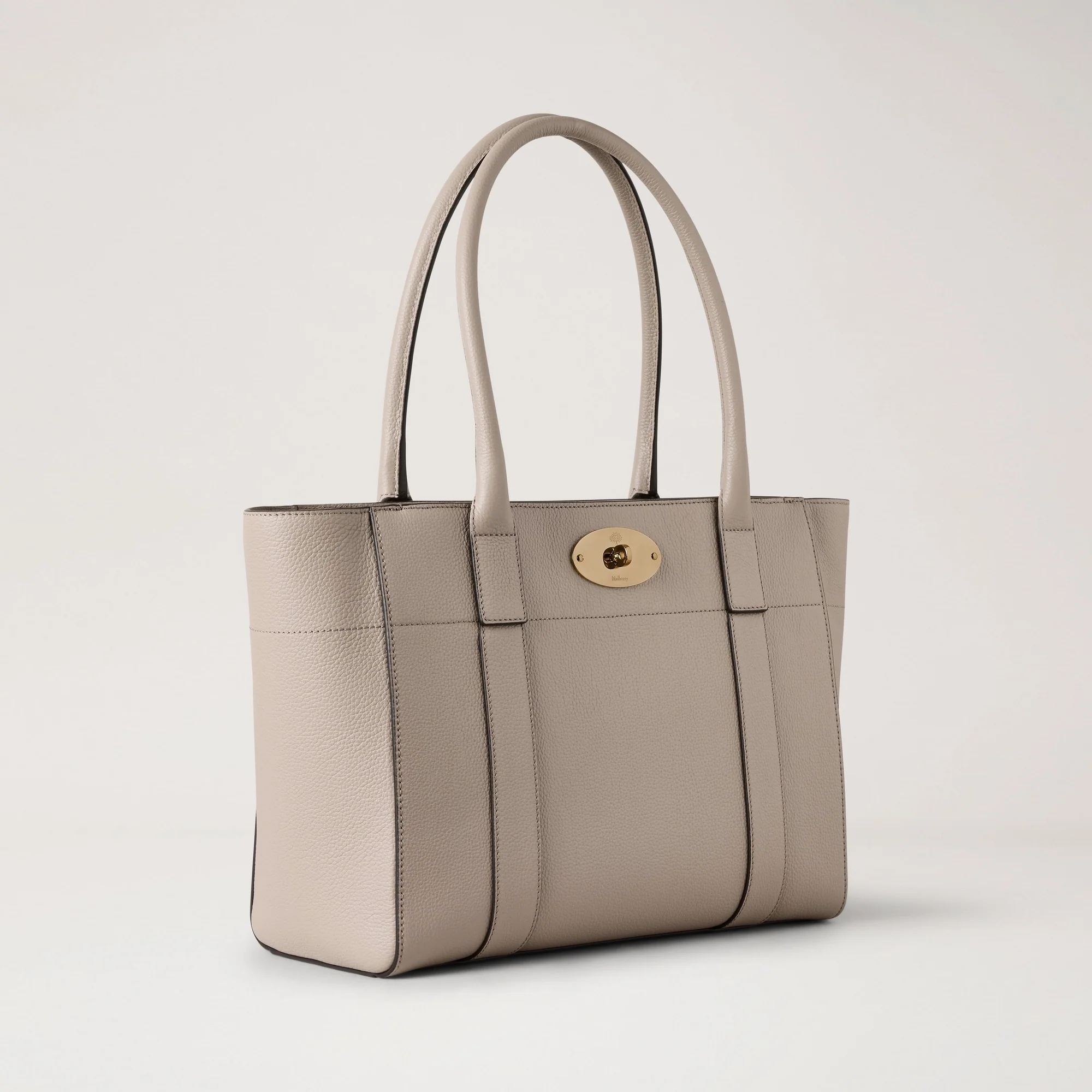 MULBERRY Bayswater 9 to 5 Small Classic Grain Handbag in Cashmere Taupe - Image 2