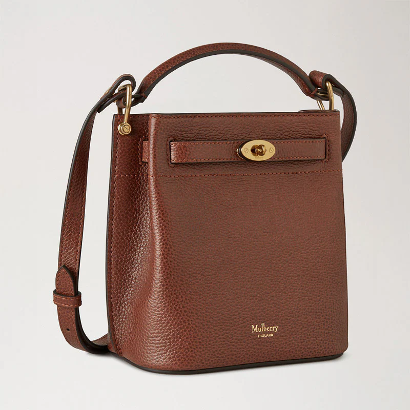 MULBERRY Mini Islington Two Tone SCG Bucket in Oak - Image 2