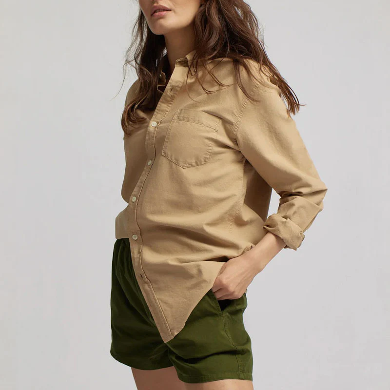 COLORFUL STANDARD Organic Twill Shorts in Ivory White - Image 2