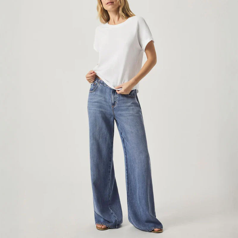 SPLENDID Skye Slub Tee in White - Image 3