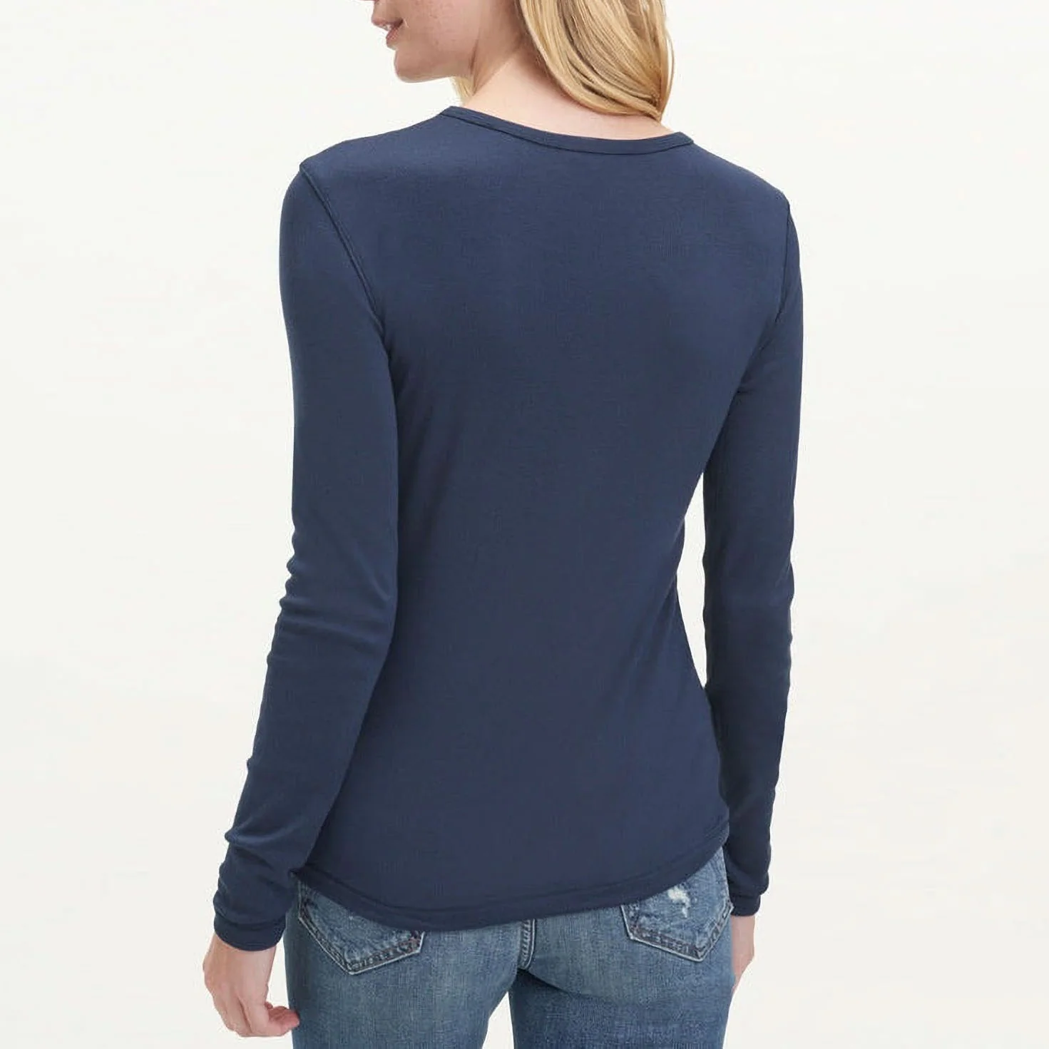 SPLENDID Classic LS Crew in Navy - Image 3