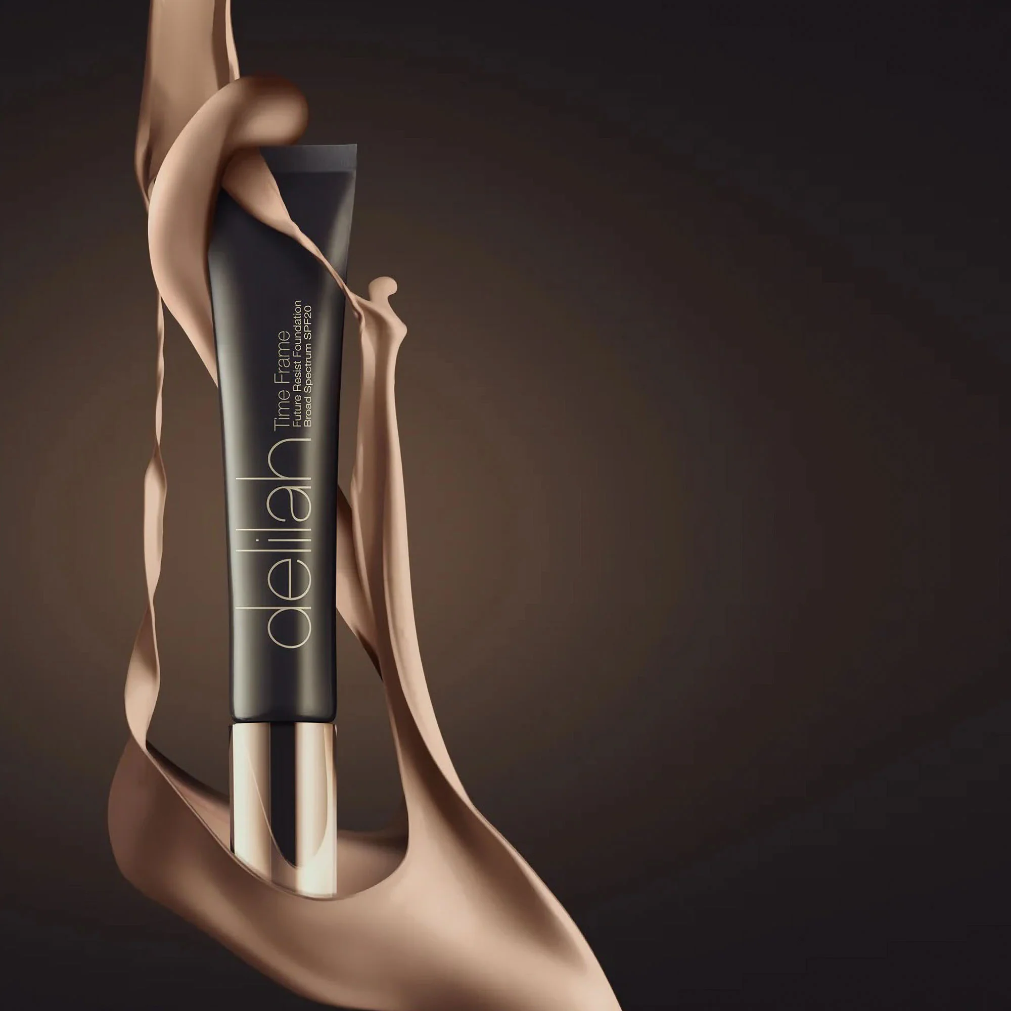 DELILAH Time Frame Future Resist Foundation SPF 20 in Maple - Image 5