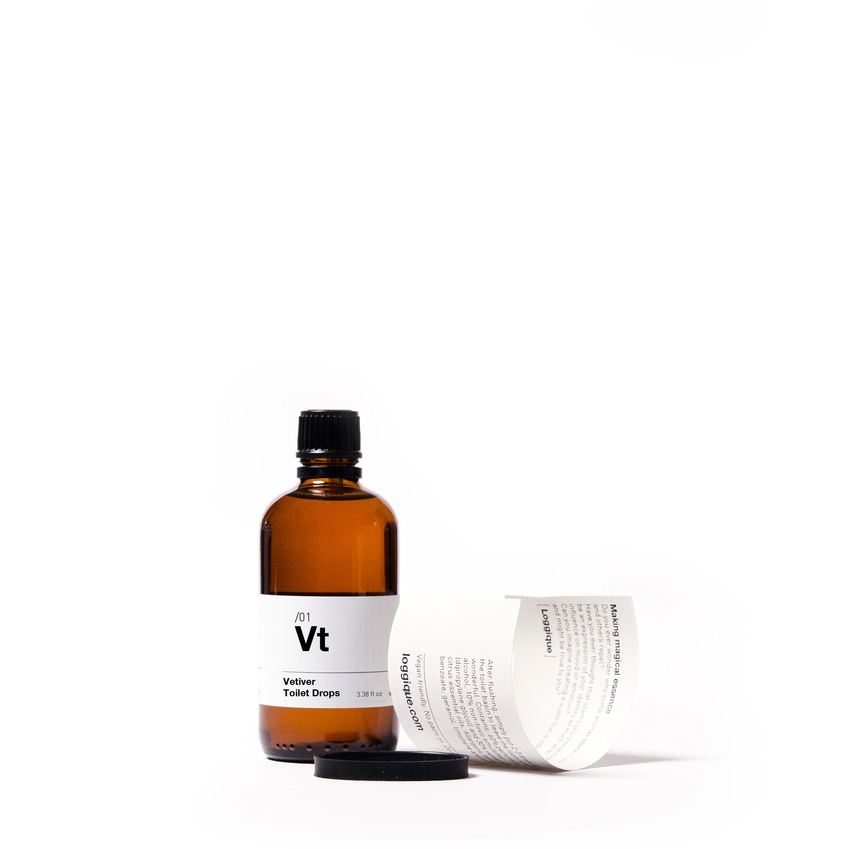 LOGGIQUE Vetiver 01 Toilet Drops 100ml - Image 2