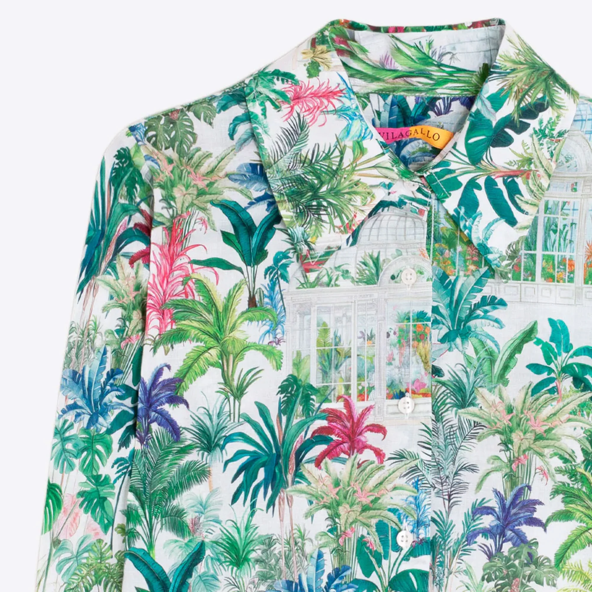 VILAGALLO Greenhouse Shirt in Green - Image 4