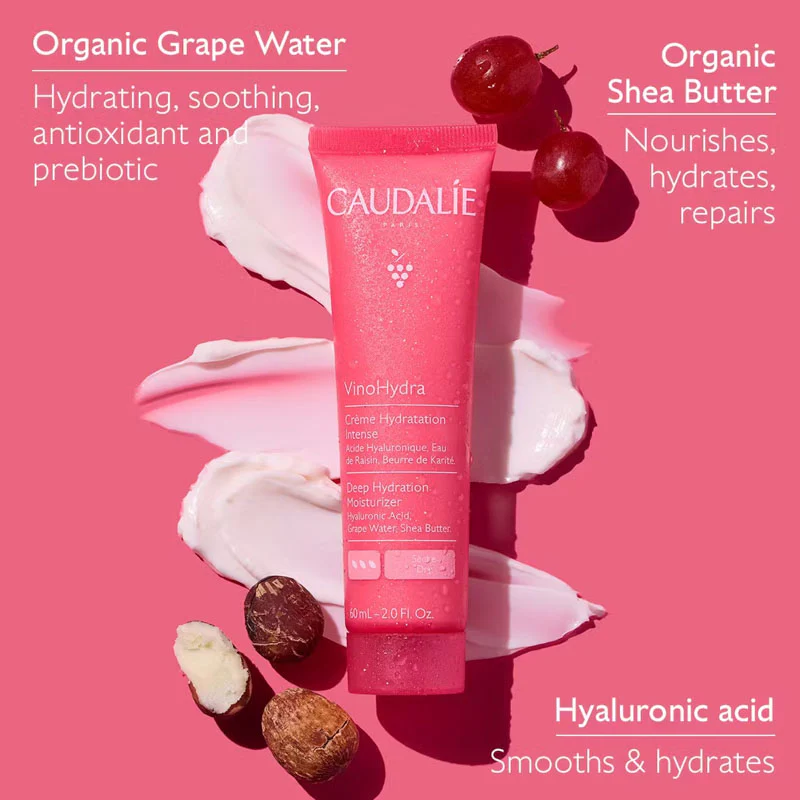 CAUDALIE Vinohydra Deep Hydration Moisturiser 60ml - Image 3