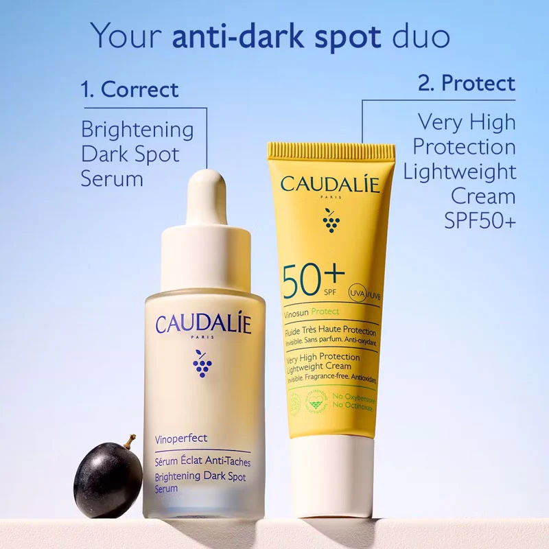 CAUDALIE Vinoperfect Brightening Dark Spot Serum & FREE Suncare Set - Image 5