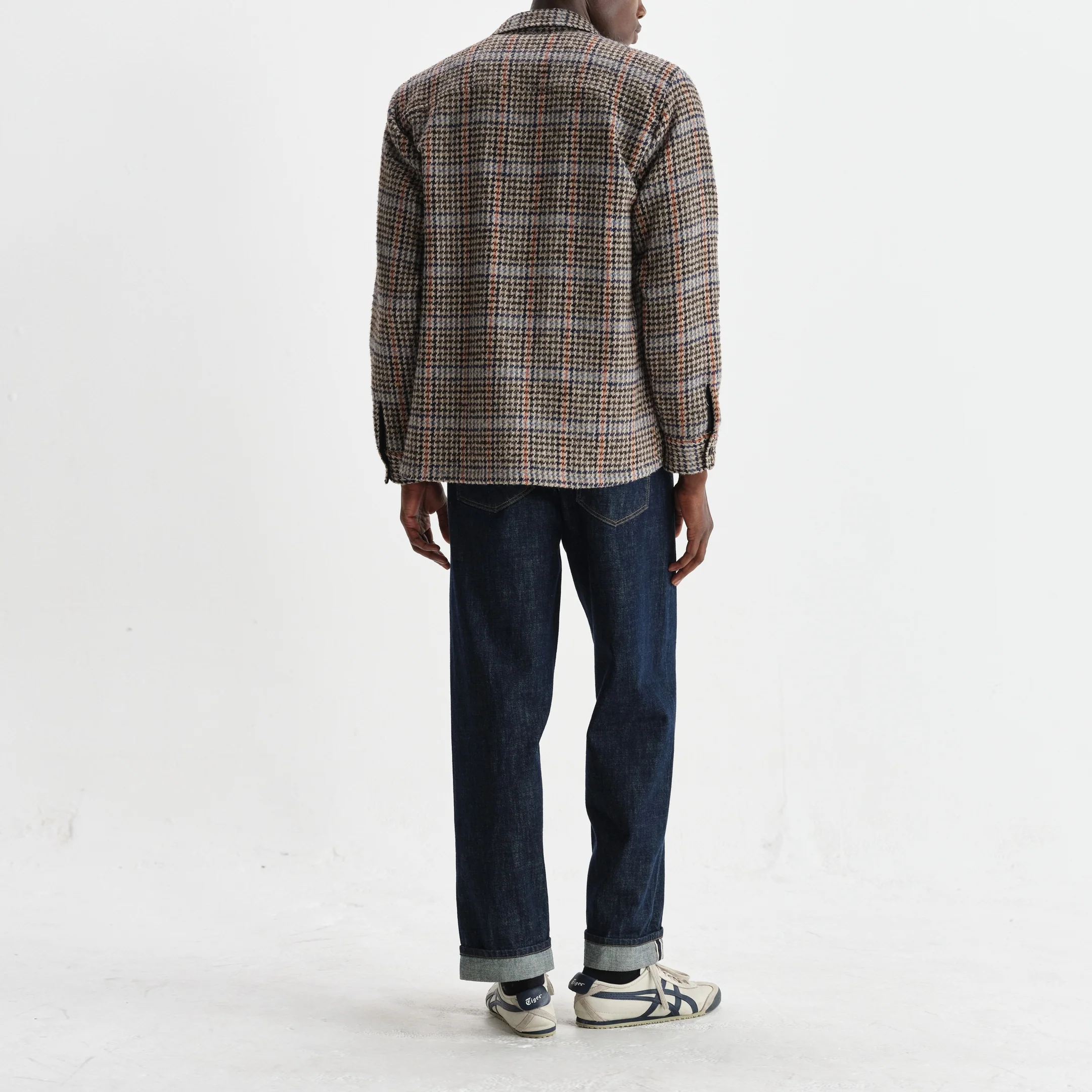 WAX LONDON Whiting Overshirt in Grey - Image 4